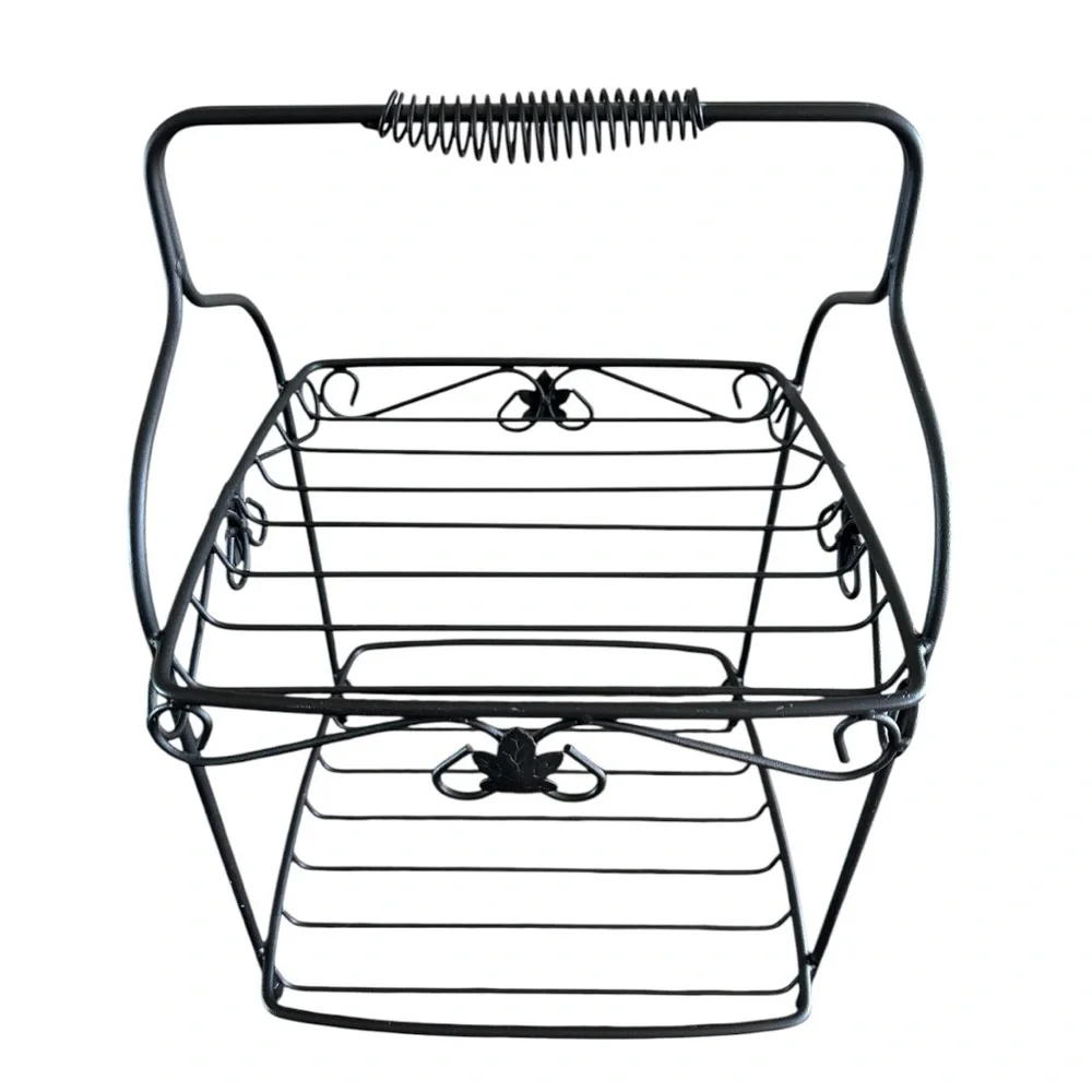 Longaberger Wrought Iron 2 Tier Serving Rack/Stand